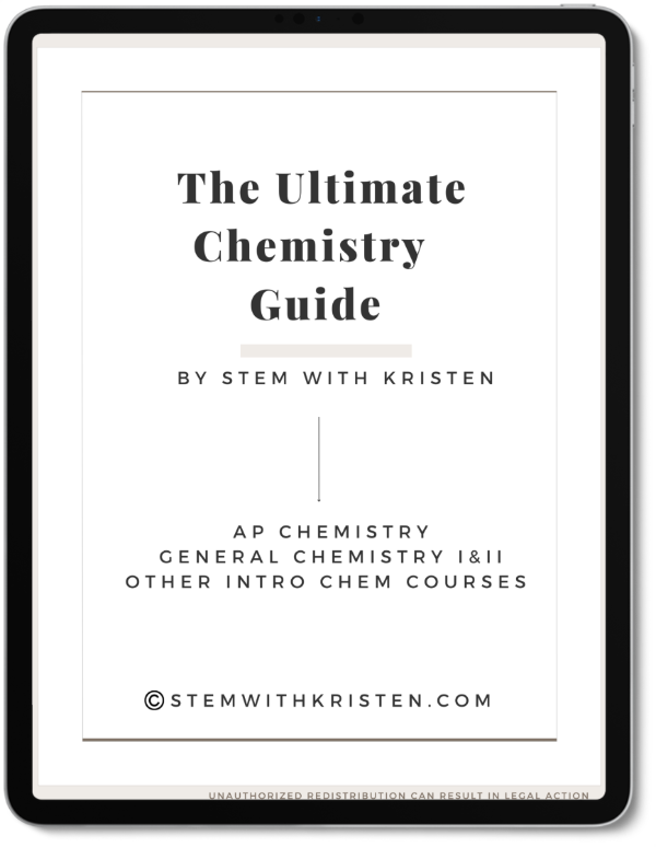 The Ultimate Chemistry Guide on an iPad